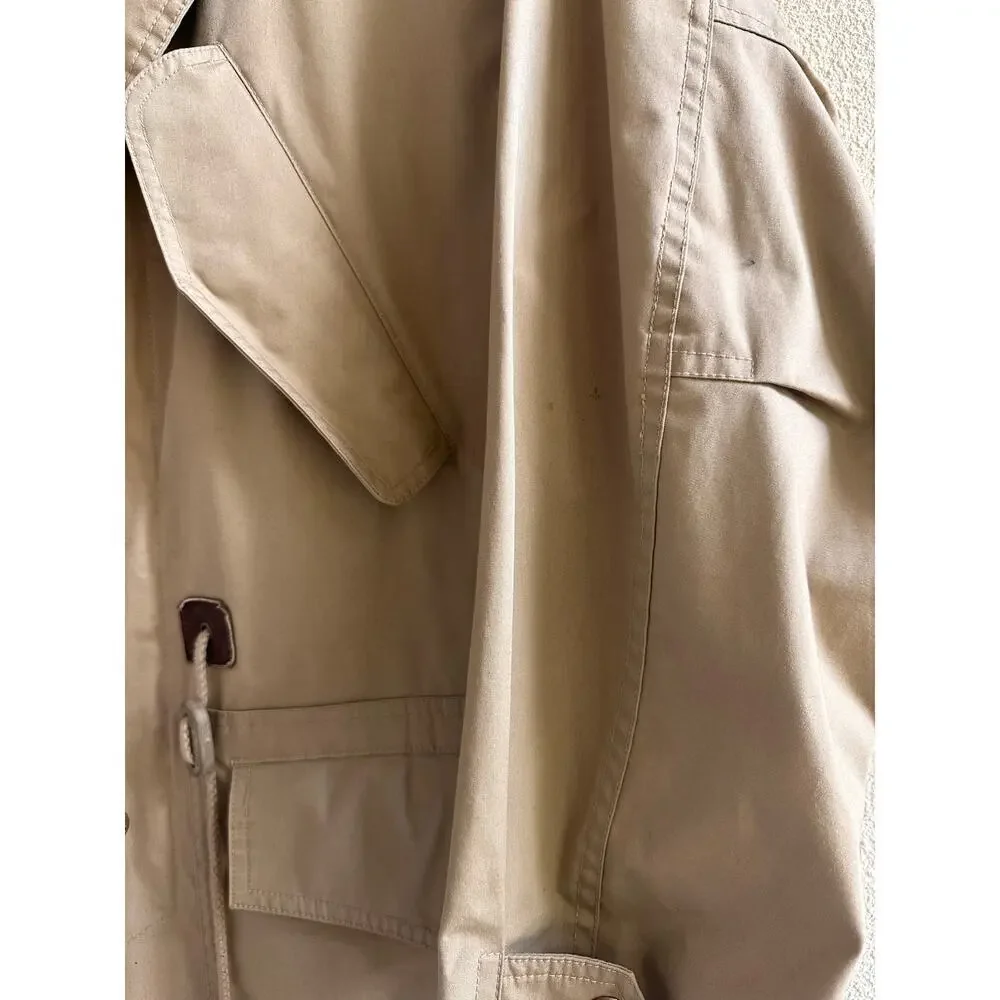 Vintage Banana Republic Safari Trading Co. Leather Collar Jacket - Picture 2 of 6